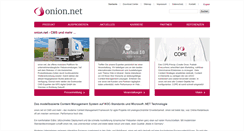 Desktop Screenshot of onion.net